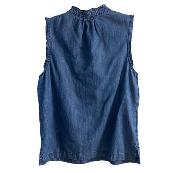 Talbots Sleeveless Cotton Top Blouse Medium NWT - Picture 2 of 6